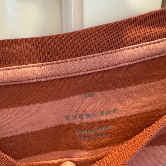 Everlane Box-cut striped tee in organic cotton- xxs - Picture 2 of 5